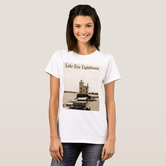 Lake Erie Lighthouse T-Shirt (Vorne ganz)