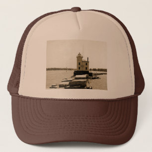 Lake Erie Lighthouse Truckerkappe