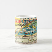 Lake Erie Map Tasse (Mittel)