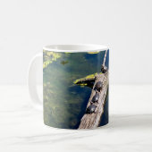 Lake Erie Metropark Turtle Log Kaffeetasse (Vorderseite Links)
