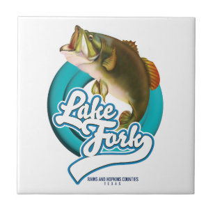 Lake Erie Nordamerika Angel-Logo Fliese