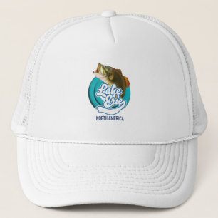Lake Erie Nordamerika Angel-Logo Truckerkappe