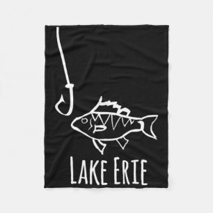 Lake Erie Pennsylvania Angeln Fischhaken Barsch Tr Fleecedecke