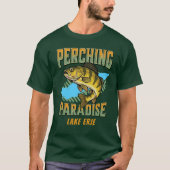 Lake Erie Perch Fishing Paradise Perch Angler T-Shirt (Vorderseite)