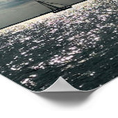 Lake Erie Sailboat Fotografie Poster (Ecke)