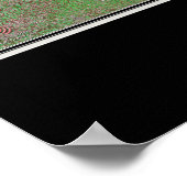 Lake Erie Satellite Poster Karte (Ecke)