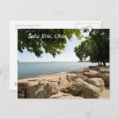 Lake Erie Shore Postcard Postkarte (Vorne/Hinten)