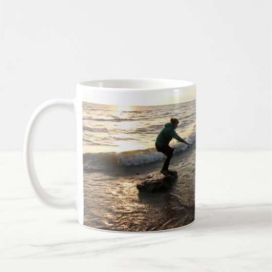 Lake Erie Sunsets Kaffeetasse (Links)