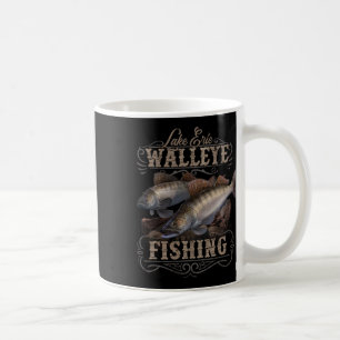 Lake Erie Zander Angeln Fischer Kaffeetasse