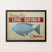 Lake Eufaula Jigsaw Puzzle Oklahoma Vintag (Horizontal)