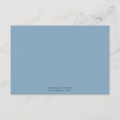 Lake Evergreen Wassercolor Hochzeitsstimmung wünsc Begleitkarte (Rückseite)