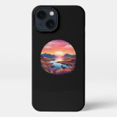 Lake Ewe Sunset in Schottland iPhone Hülle (Rückseite)