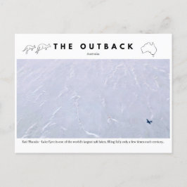 Lake Eyre - Kati Thanda Salt Lake Postkarte