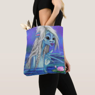 Lake Fairy Lieben Water Lilies - Fantasy - Malerei Tasche
