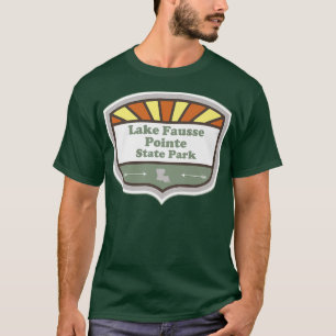 Lake Fausse Pointe Staat Park Louisiana LA Abzeich T-Shirt