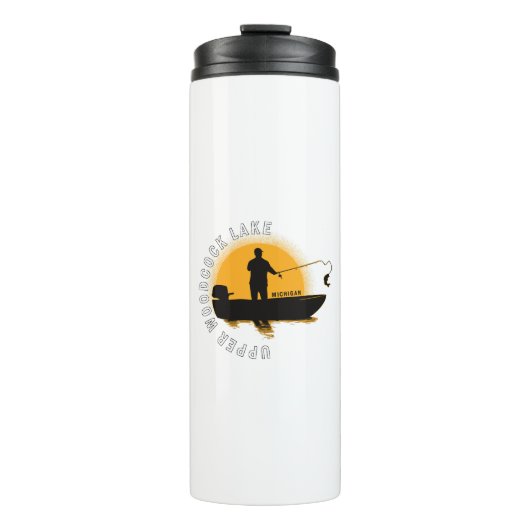 Lake Fishing Michigan Thermosbecher (Vorderseite)