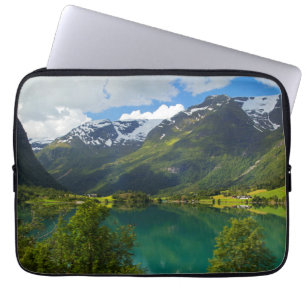 Lake Floen landschaftlich, Norwegen Laptopschutzhülle