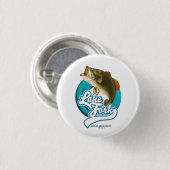 Lake Fork Texas Fishing-Logo. Button (Vorne & Hinten)