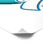 Lake Fork Texas Fishing-Logo. Fotodruck (Ecke)