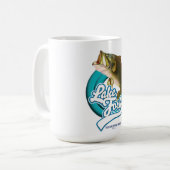 Lake Fork Texas Fishing-Logo. Kaffeetasse (Vorderseite Links)