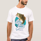 Lake Fork Texas Fishing-Logo. T-Shirt (Vorderseite)