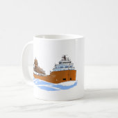 Lake Freighter Kaye E. Barker Kaffeetasse (Vorderseite Links)