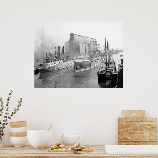 Lake Freighters Poster (Küche)