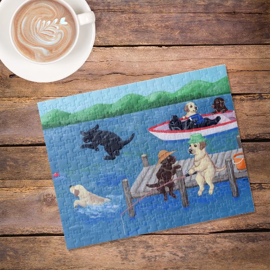 Lake Fun Labradors Puzzle
