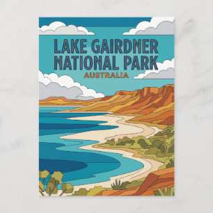Lake Gairdner Nationalpark Australien Postkarte