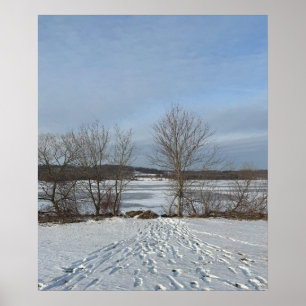 Lake Galena Winter Poster