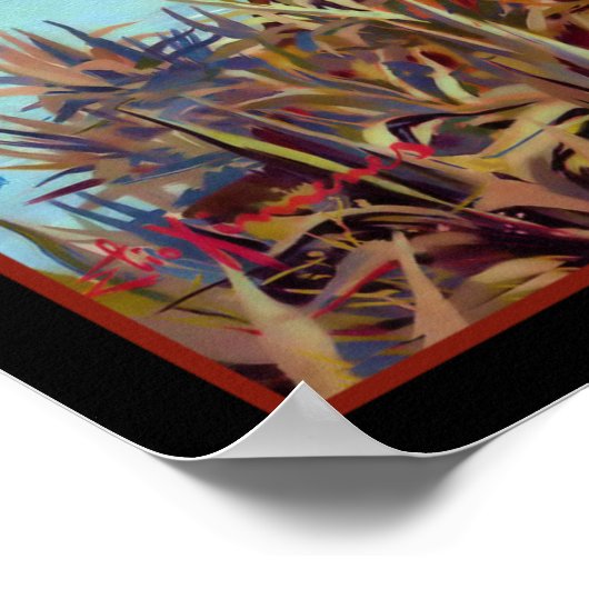 Lake Garda Poster (Ecke)