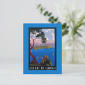 Lake-Garda-Reise-Werbeplakat Postkarte (Stehend Vorderseite)