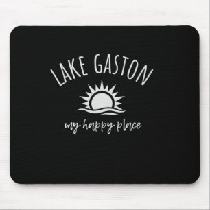 Lake Gaston Mein Glücklicher Ort Bootfahren Angeln Mousepad