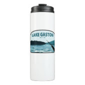 Lake Gaston North Carolina Virginia Angelrute Thermosbecher (Vorderseite)