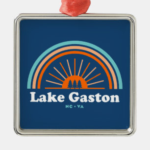 Lake Gaston North Carolina Virginia Regenbogen Ornament Aus Metall