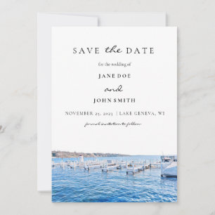 Lake Geneva Wisconsin Save the Date
