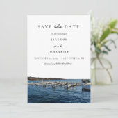 Lake Geneva Wisconsin Save the Date (Stehend Vorderseite)