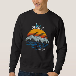 Lake George New York Camping Souvenir Sweatshirt