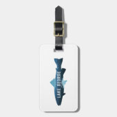 Lake George New York Fish Gepäckanhänger (Vorderseite vertikal)