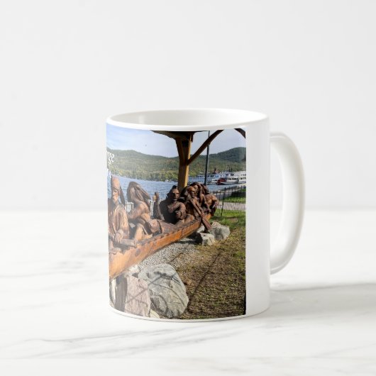Lake George New York Kaffeetasse (VorderseiteRechts)