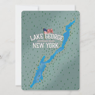 Lake George New York Karte
