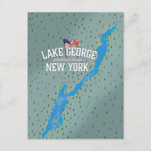 Lake George New York Karte