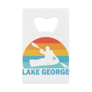 Lake George New York Kayak Geldbeutel Flaschenöffner