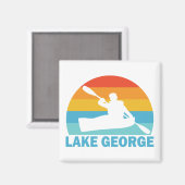 Lake George New York Kayak Magnet (Vorderseite/Rückseite)