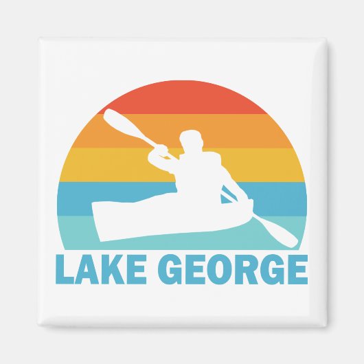 Lake George New York Kayak Magnet (Vorne)