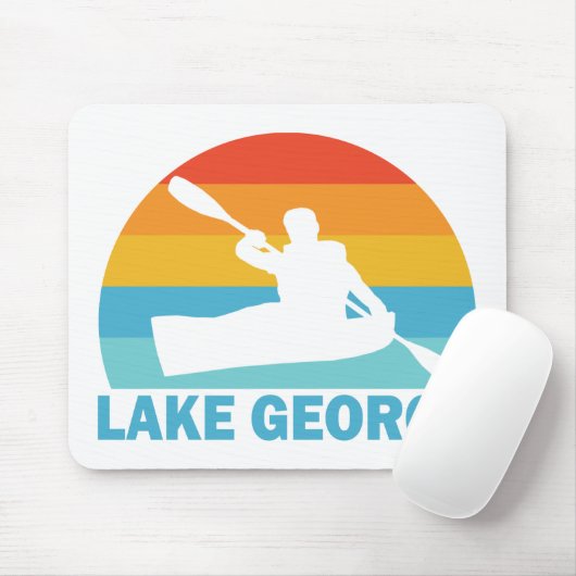 Lake George New York Kayak Mousepad (Mit Mouse)