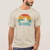 Lake George New York Kayak T-Shirt (Vorderseite)
