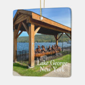Lake George New York Keramikornament (Links)