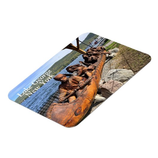 Lake George New York Magnet (Linke Seite)