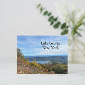 Lake George New York Postkarte (Stehend Vorderseite)